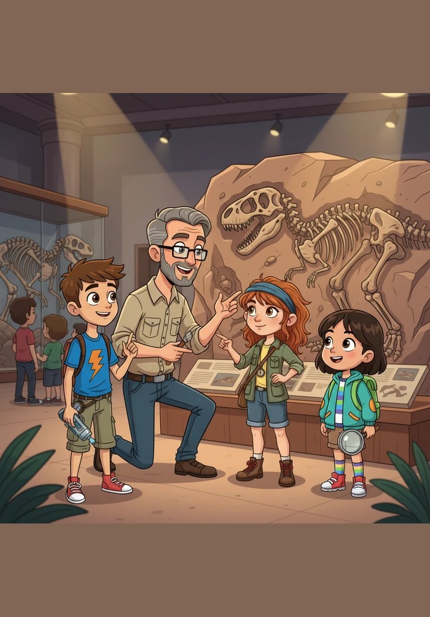 Asel, paleontologların tam olarak ne iş yaptığını sordu. Can Bey, "Bizler geçmişin izlerini süren bilim dedektifleriyiz, fosilleri inceleyerek dünyamızın milyonlarca yıl önce nasıl bir yer olduğunu anlamaya çalışıyoruz," dedi. Çocuklar bu mesleğe karşı büyük bir hayranlık duydular.
