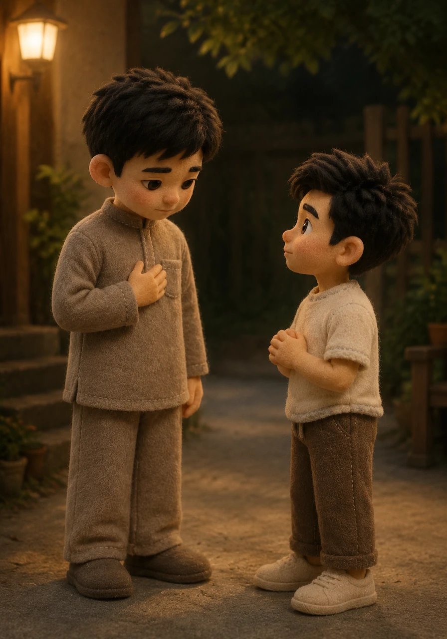 Putra softly explained that while he did not hate Fariko, he simply was not ready to pretend everything was normal again. Forgiveness and rebuilding broken trust would take a long time, and it could not be rushed. Fariko accepted this painful truth, asking only for a distant chance to prove he could change.