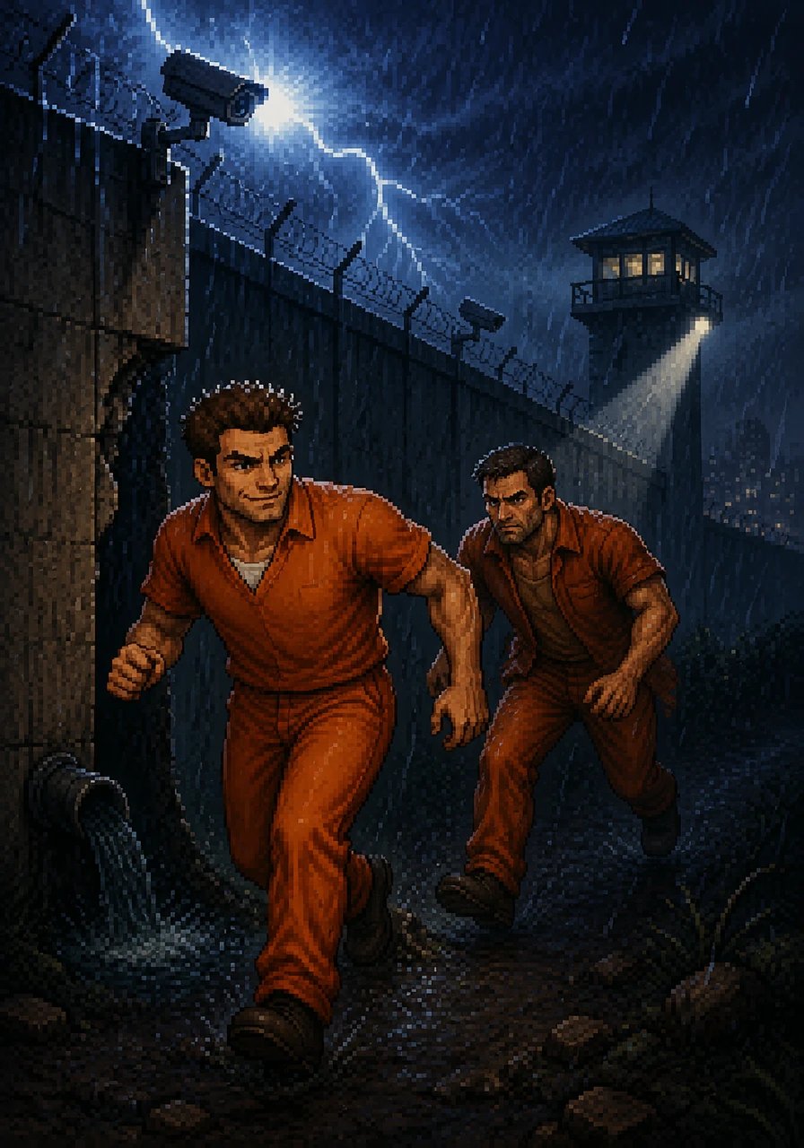 The next evening, a massive summer monsoon rolled over New Delhi, hammering the concrete prison walls with torrents of heavy rain. Lightning flashed across the sky, blinding the CCTV cameras and dropping visibility to near zero, providing the perfect cover the brothers had been waiting for.