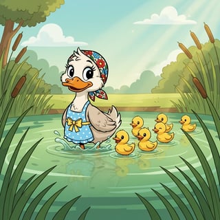 Los patos y la tormenta.