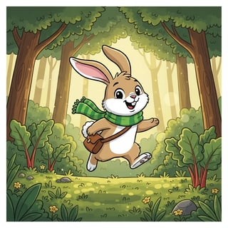 A tiger is being eating by a rabbit.