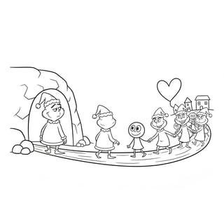 grinch coloring page