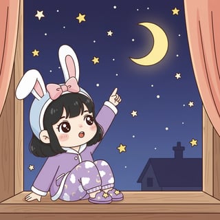酷洛米与星星的晚安之旅