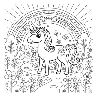 unicorn coloring pages printable