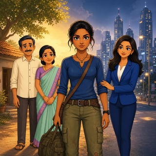 Beyond the Horizon: Ananya's Journey
