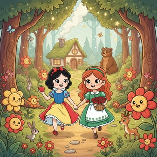 Snow White and Rose Red