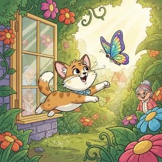 Button's Butterfly Adventure