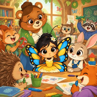 The Butterfly and the Beat of the Drum - educational