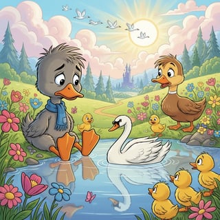 Chú Vịt Con Xấu Xí - fairy-tale