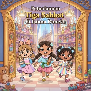 Petualangan Tiga Sahabat di Istana Boneka