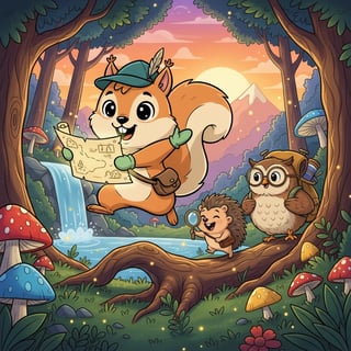 Pip's Great Forest Treasure Hunt