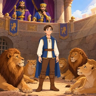 Daniel's Courage and the Lions' Den