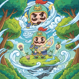 森林王国的“大风”与神奇的小卫士:平肝熄风药的故事