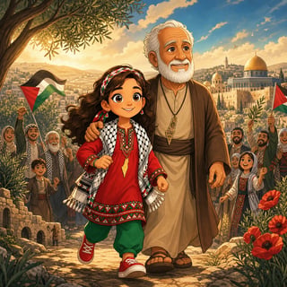 مودة ورحلة عبر الزمن إلى فلسطين