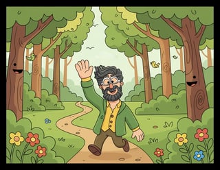 The Whispering Woods and the Word Collector
