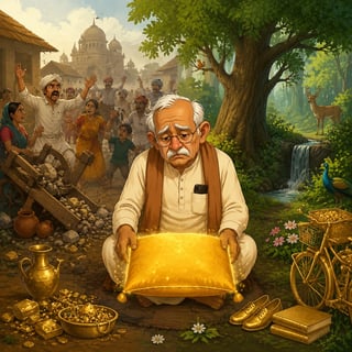 Grandpa Raj and the Golden Pillow