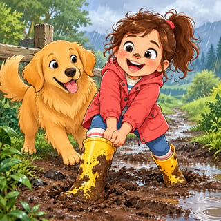 Lily and the Sticky Mud Adventure