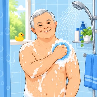 Arthur's Refreshing Shower Routine