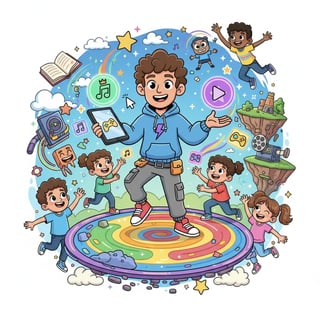 دنیای شاد رایان - creative