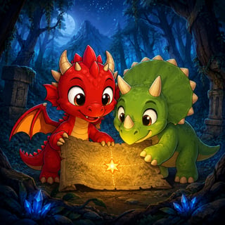 The Dragon and the Dinosaur: The Spark of Friendship
