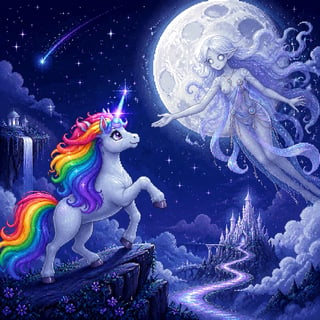Luna's Moonlit Journey