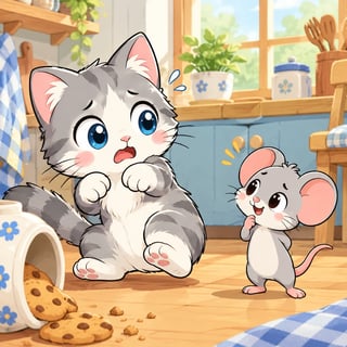 Mimi Si Kucing yang Takut Tikus