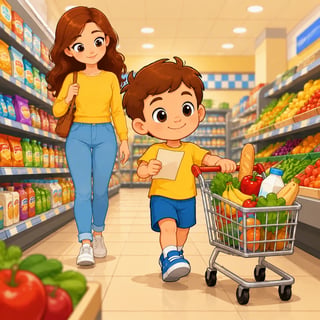 La Grande Mission de Léo au Supermarché