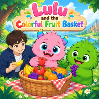 Lulu and the Colorful Fruit Basket - educational