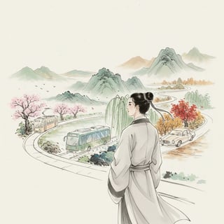 流动的风景