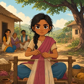 Maya's Woven Threads