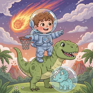 Gabriel: O Pequeno Astronauta e o Resgate dos Dinossauros - adventure