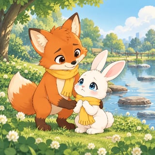 Oliver and the Lost Bunny - friendship