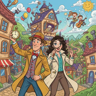 Detective Quill Sharp and the Whimsical Vanishings