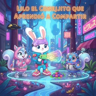 Lilo el Conejito que Aprendió a Compartir - animal