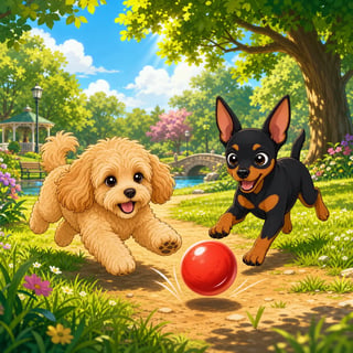 Daisy and Duke's Big Park Adventure