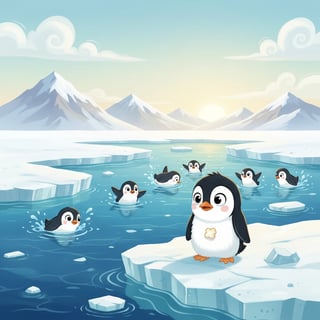 O Pequeno Pinguim que Tinha Medo de Nadar