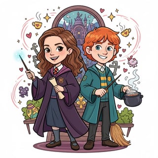 Hermione & Ron: A Magical Partnership