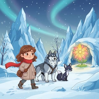 Eva and the Sun Flower of Eternal Winter