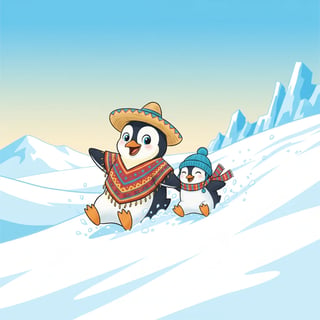Pingüi y Pingüinititi en su gran aventura