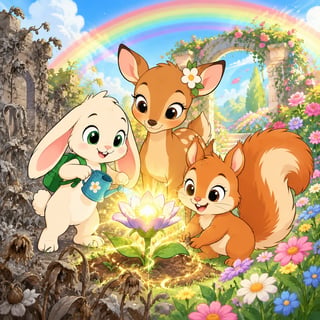 Benny Bunny and the Rainbow Garden