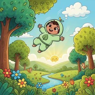 The Little Leaf Who Wanted to Float