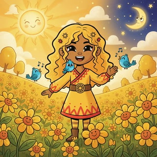 Ay Çocuğu ile Güneşin Kızı - fairy-tale