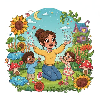 Elara's Secret Garden of Love