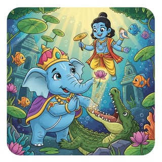 Gajendra's Great Rescue