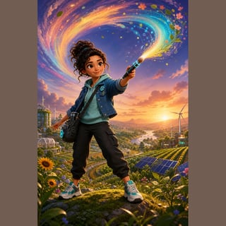 Maya and the Painted Sky