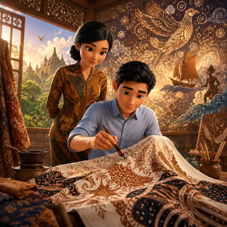 The Art of Stylized Batik: Bima’s Creative Journey