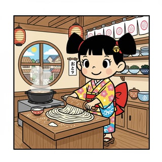 うららのうどん屋さん (Urara's Udon Shop) - friendship