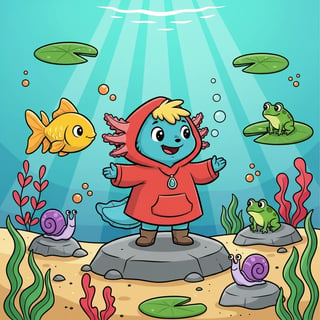 Lolo Si Axolotl dan Batu Ajaib