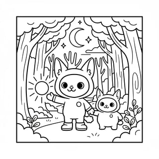labubu coloring pages