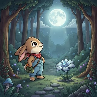 The Little Wish in the Moonlight Forest